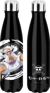 Halantex One Piece Luffy Gear 5 Water Bottle Black