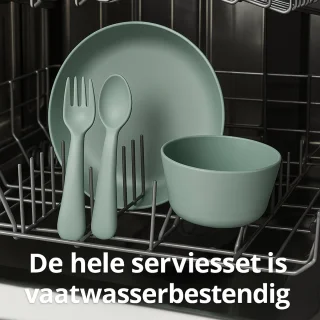HEM Picknickserviesset 24-delig 6-persoons – Groen