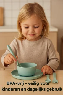 HEM Picknickserviesset 24-delig 6-persoons – Groen