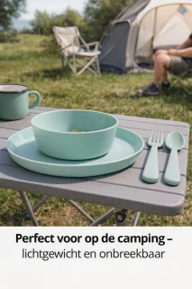 HEM Picknickserviesset 24-delig 6-persoons – Groen