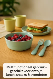 HEM Picknickserviesset 24-delig 6-persoons – Groen