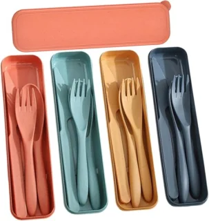 Herbruikbare bestekset 4 stuks – ShopVlot
