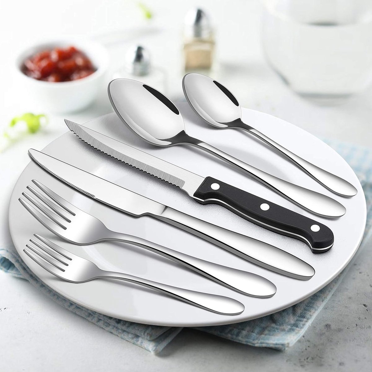 HI NATURE™ Bestekset 36-delig voor 6 personen zilver