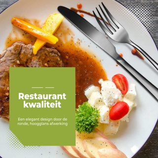 HI NATURE™ Bestekset 36-delig voor 6 personen zilver
