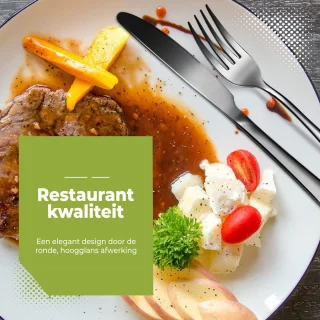 HI NATURE™ Bestekset 36-delig voor 6 personen zilver
