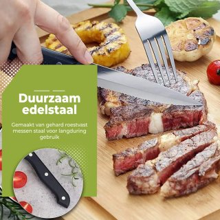 HI NATURE™ Bestekset 36-delig voor 6 personen zilver