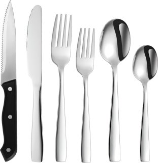 HI NATURE™ Bestekset 36-delig voor 6 personen zilver