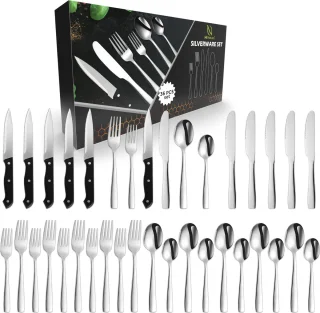 HI NATURE™ Bestekset 36-delig voor 6 personen zilver