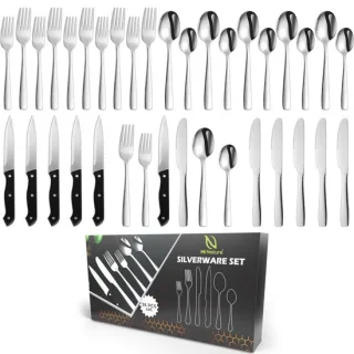 HI NATURE™ Bestekset 36-delig voor 6 personen zilver