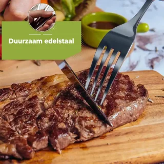 HI NATURE™ Bestekset 72-delig 12-persoons 18/10 RVS