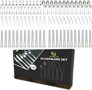 HI NATURE™ Bestekset 72-delig 12-persoons 18/10 RVS
