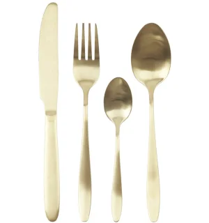 Home Deco Factory Tableware Collection Bestekset 48-delig Goud RVS 12 personen