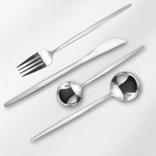 House of Husk Bestekset 24-delig RVS Zilver