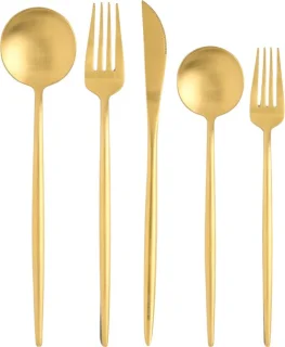 House of Husk Bestekset 5-Delig Mat Zilver RVS