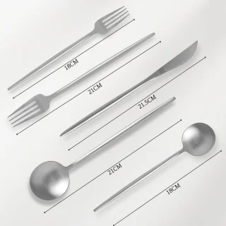 House of Husk Bestekset Mat Zilver 5-delig
