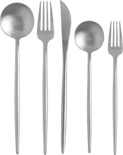 House of Husk Bestekset Mat Zilver 5-delig