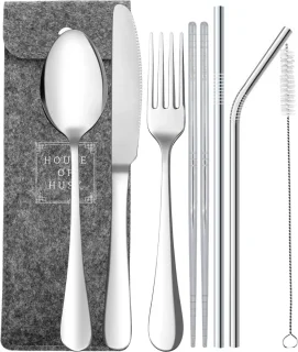 House of Husk Reisbestek RVS 7-delig Zilver