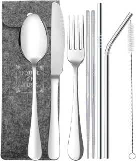 House of Husk Reisbestek RVS 7-delig Zilver