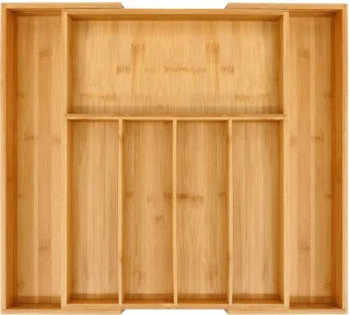 Houten bestek organizer