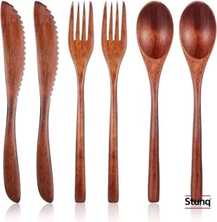 Houten bestekset 6-delig review