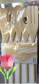 Houten Keukengerei Set 5-delig