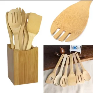 Houten Keukengerei Set 5-delig