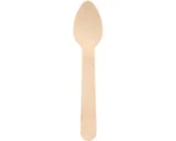 Houten koffielepels gewaxt 11 cm - 1000 stuks
