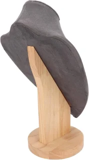 Houten Kraag Display Stand Grijs - Stijlvol & Stevig