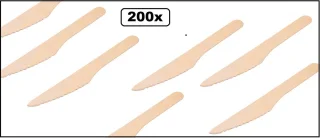 Houten Mes 160mm Naturel - Set 200 stuks