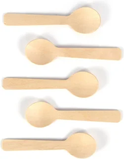 Houten Theelepels 200 stuks 10 cm Bio Wegwerp