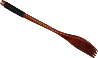 Houten vork - Tafelbestek