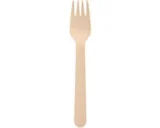 Houten vorken 16 cm - 1000 stuks