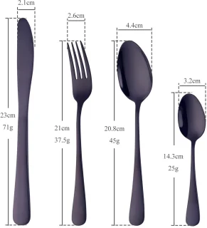Ibenzoa® 16-Delige Roestvrijstalen Bestekset