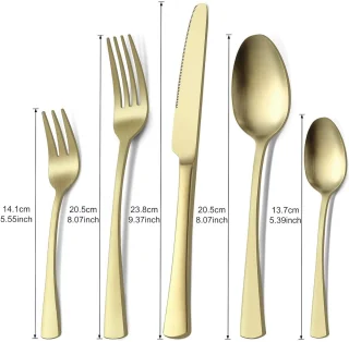 Ibenzoa® Bestekset 30-delig Champagne Goud