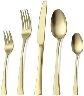 Ibenzoa® Bestekset 30-delig Champagne Goud