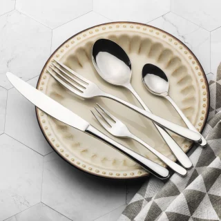 Ibenzoa Elegant Bestekset 1810 Roestvrij staal 30-delig voor 6 personen