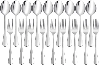 Ibenzoa Hoogwaardige Roestvrij Stalen Bestekset 24-delig