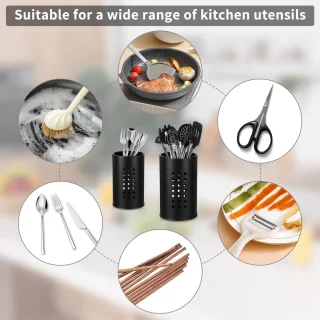 Ibenzoa Roestvrijstalen Keukengereihouder Set