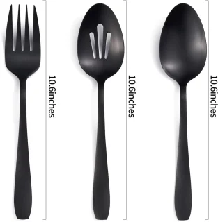 Ibenzoa Zwarte Servies Set 6-delig