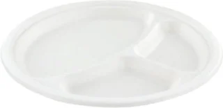 IEZZY Bord 260mm 3vaks suikerriet wit 50 stuks