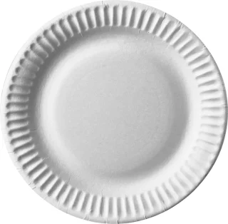 IEZZY Bord D 15cm Karton Wit