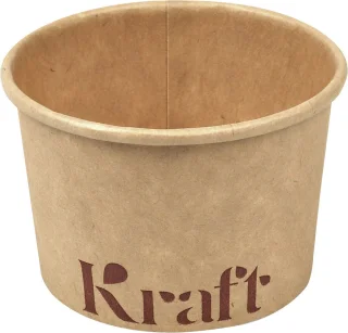 IEZZY Soepbeker 230 ml kraft 25 stuks
