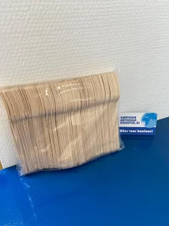 IEZZY Vork 160mm Hout 100 stuks