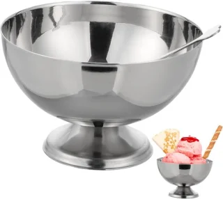 IJsbeker RVS 200 ml - Zilver