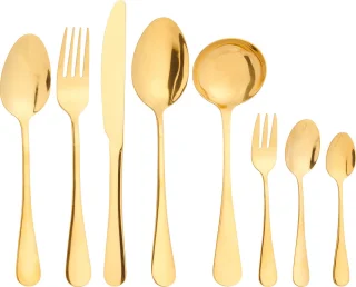 Infinity Goods Bestekset 39-delig 6-persoons Goud RVS