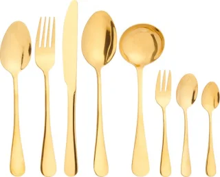 Infinity Goods Bestekset 39-delig 6-persoons Goud RVS