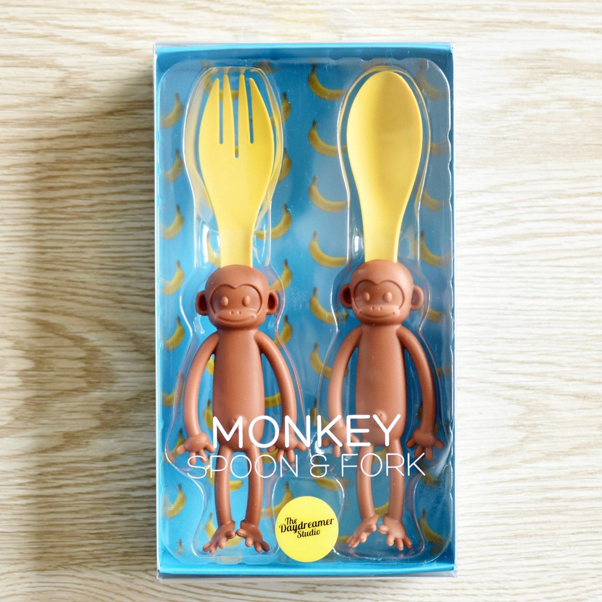 Invotis Apen Kinderbestek Set 2-delig