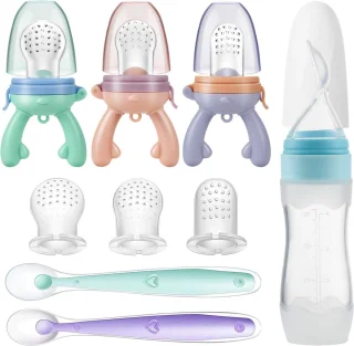 JGS Babyvoedingsset Siliconen Spenen & Lepels