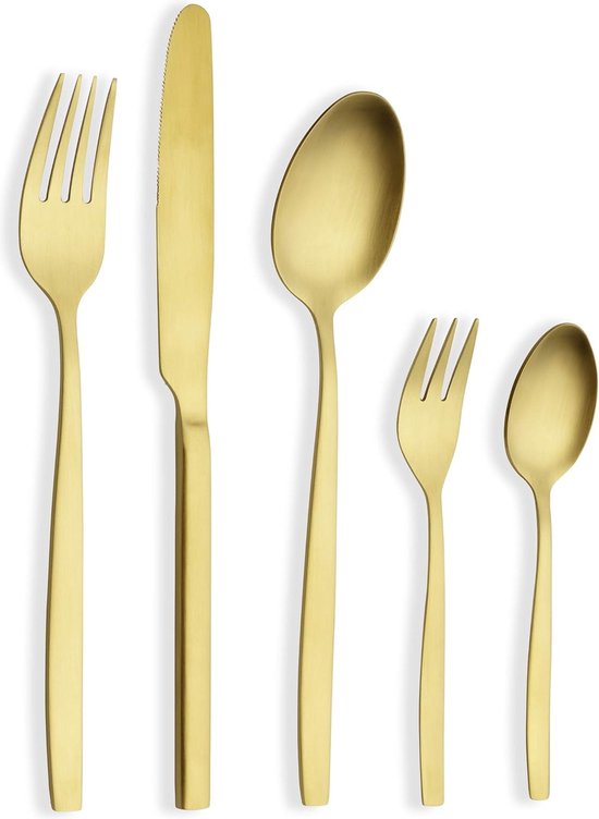 JGS Bestekset Goudkleurig review