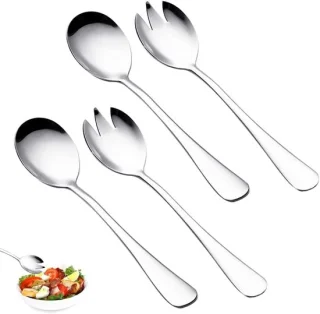 JGS Elegante 4-delige Roestvrijstalen Slabestekset